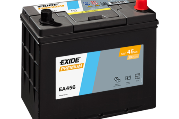 Ogłoszenie - Akumulator 45Ah 390A Exide Premium EA456 Japan Prawy P+ - Gdańsk - 299,00 zł