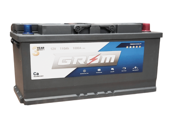 Ogłoszenie - Akumulator 110Ah 1000A GROM Premium    PRAWY PLUS   3 LATA GWARANCJI - Wrocław - 660,00 zł