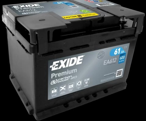 Ogłoszenie - Akumulator 61ah 600a Exide Premium Prawy Plus - Łódź - 319,00 zł