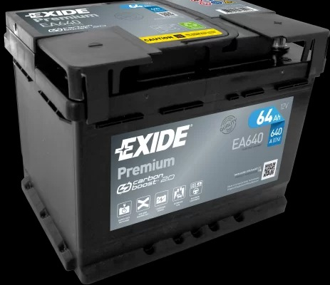 Ogłoszenie - Akumulator 64ah 640a Exide Premium Prawy Plus - Łódź - 338,00 zł