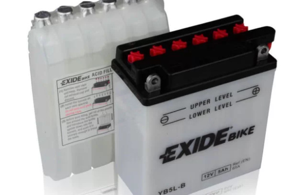 Ogłoszenie - Akumulator motocyklowy 5Ah Exide EB5L-B YB5L-B 12V 65A prawy plus - Włocławek - 74,00 zł