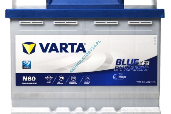 Ogłoszenie - Akumulator VARTA blue dynamic EFB START&STOP 60Ah - Gdynia - 445,00 zł