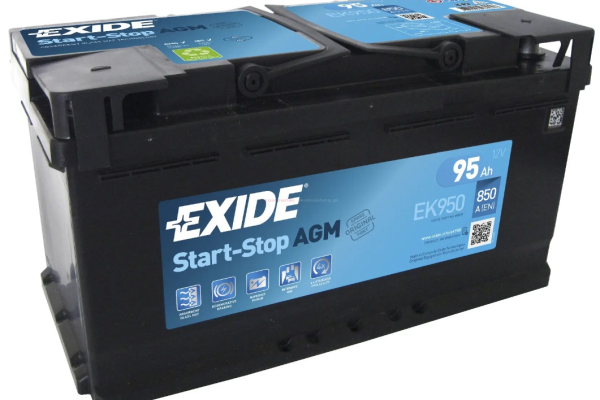 Ogłoszenie - Akumulator Ek950 Start&stop Agm Exide 95ah 850a - Łódź - 830,00 zł