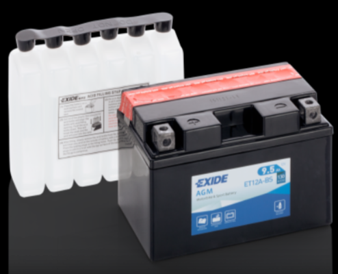 Ogłoszenie - Akumulator MOTO 9.5Ah 130A EXIDE ET12A-BS L+ - Bydgoszcz - 185,00 zł