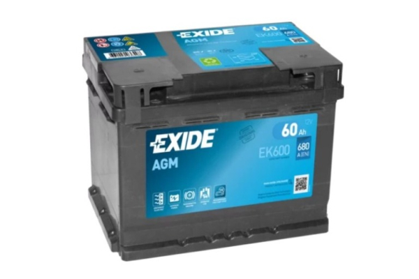 Ogłoszenie - Akumulator 60Ah 680A Exide agm start&stop EK600 - Legnica - 550,00 zł