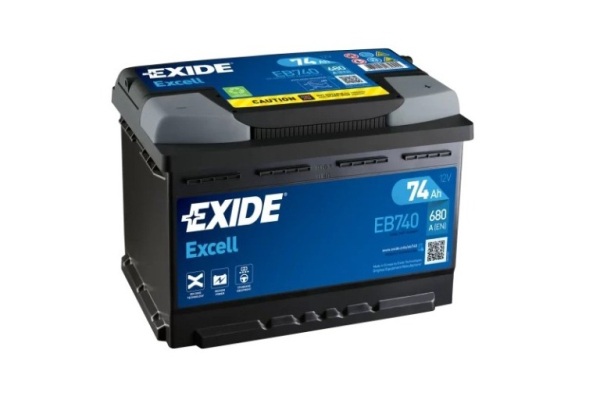Ogłoszenie - Akumulator 74Ah 680A Exide ExcellEB740 P+ - Legnica - 364,00 zł