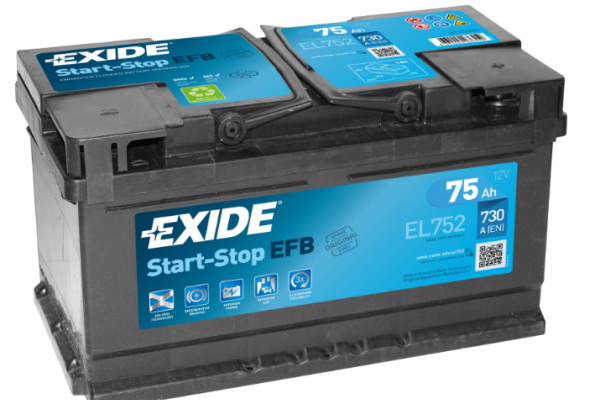 Ogłoszenie - Akumulator 75Ah 730A Exide Start Stop EFB EL752 - Bydgoszcz - 570,00 zł