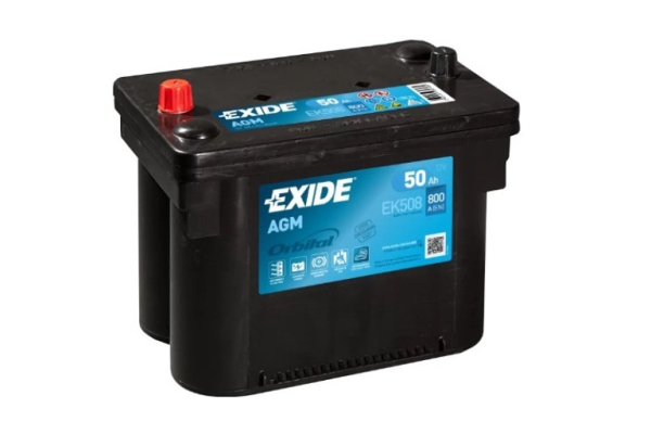 Ogłoszenie - Akumulator 50Ah 800A Exide Orbital agm start&stop EK508 - Legnica - 880,00 zł