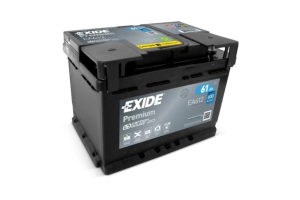 Ogłoszenie - Akumulator 61Ah 600A Exide Premium EA612 P+ - Legnica - 319,00 zł