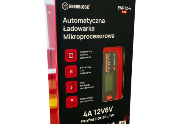 Ogłoszenie - Automatyczna ładowarka mikroprocesorowa Enerblock 6/12V 4A - Chorzów - 169,00 zł