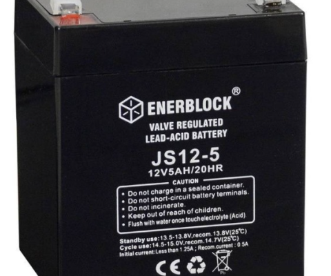 Ogłoszenie - Akumulator Enerblock AGM JS12-5 12V 5 Ah - Police - 75,00 zł