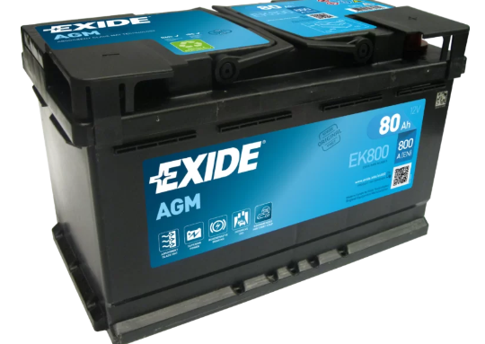 Ogłoszenie - Akumulator 80Ah 800A Exide AGM start&stop - Police - 710,00 zł