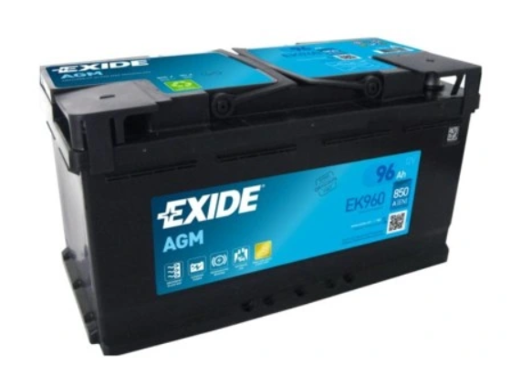Ogłoszenie - Akumulator 96Ah 850A Exide AGM start&stop - Police - 830,00 zł