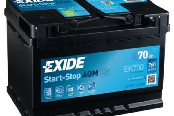 Ogłoszenie - Akumulator 70Ah 760A EN Exide agm Start Stop Ek700 - Chojnice - 640,00 zł