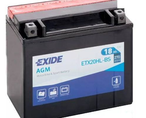 Ogłoszenie - Akumulator motocyklowy Exide ETX20HL-BS 12v 18Ah - Police - 225,00 zł