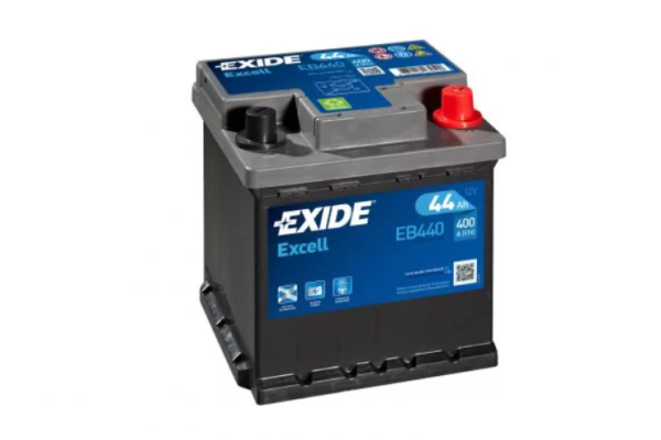 Ogłoszenie - Akumulator 44Ah 400A Exide Excell EB440 kostka prawy plus - Chojnice - 239,00 zł