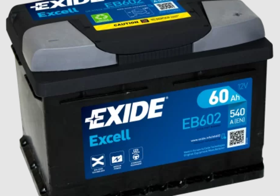 Ogłoszenie - Akumulator 60Ah 540A EN Exide Excell EB602 - Piła - 299,00 zł