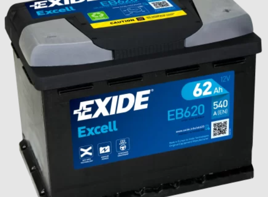 Ogłoszenie - Akumulator 62Ah 540A EN Exide Excell EB620 - Bydgoszcz - 315,00 zł