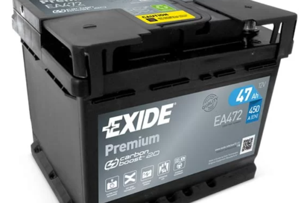 Ogłoszenie - Akumulator 47Ah 450A Exide Premium EA472 Prawy plus - Chojnice - 278,00 zł