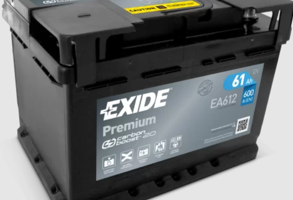 Ogłoszenie - Akumulator 61Ah 600A EN Exide Premium EA612 - Piła - 319,00 zł