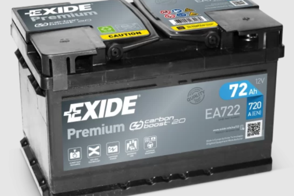 Ogłoszenie - Akumulator 72Ah 720A Exide Premium EA722 Prawy plus - Chojnice - 379,00 zł