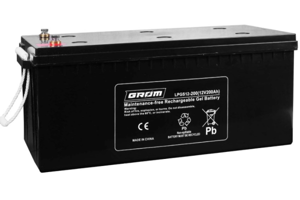 Ogłoszenie - Akumulator żelowy 12V 200Ah GROM LPGS12-200 - Wrocław - 1 550,00 zł