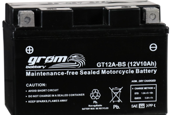 Ogłoszenie - Akumulator motocyklowy 10Ah 180A GROM GT12A-BS YT12A-BS L+ - Bydgoszcz - 185,00 zł