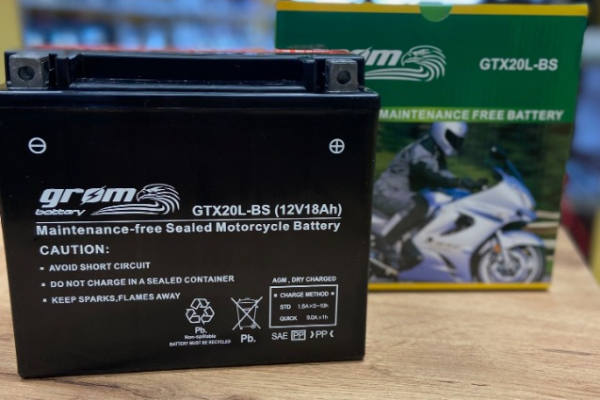 Ogłoszenie - Akumulator motocyklowy 18Ah GROM GTX20L-BS YTX20L-BS 12V 270A PŁOCK CHOPINA 1 - Płock - 240,00 zł