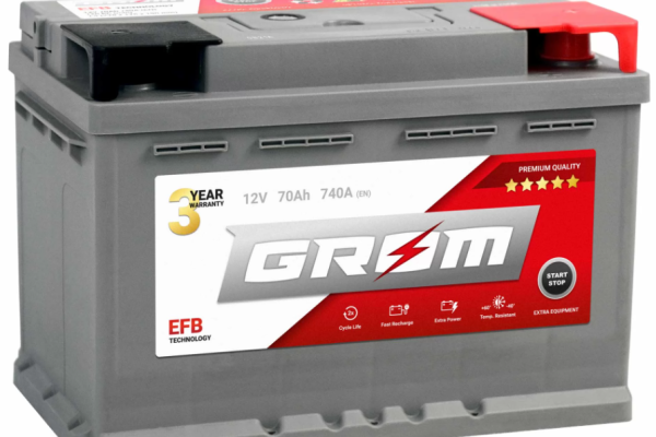 Ogłoszenie - Akumulator 70Ah 740A en Grom EFB Start&Stop - Piła - 560,00 zł