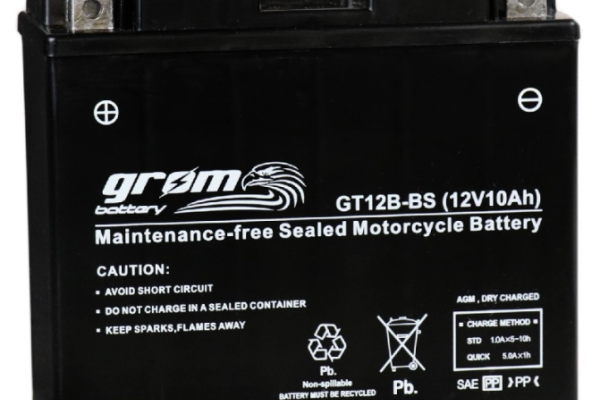 Ogłoszenie - Akumulator motocyklowy Grom GT12B-BS 12V 10Ah 180A - Police - 180,00 zł