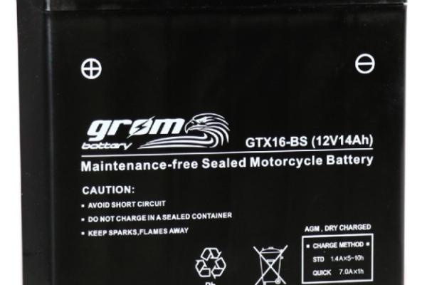 Ogłoszenie - Akumulator motocyklowy Grom GTX16-BS 12v 14Ah 230A - Police - 235,00 zł