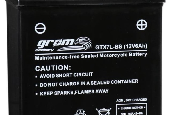 Ogłoszenie - Akumulator motocyklowy Grom GTX7L-BS 12v 6Ah 120A - Police - 130,00 zł