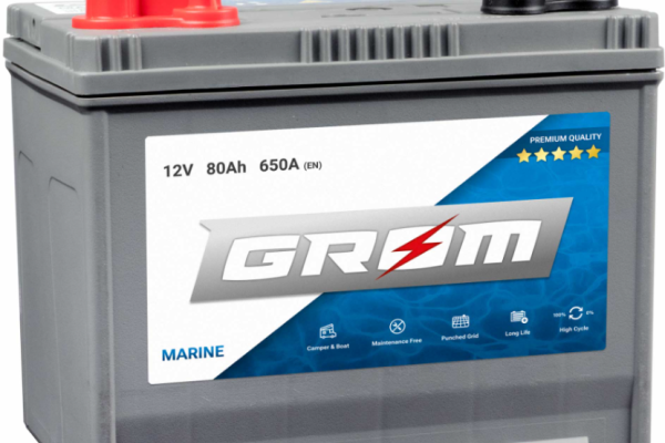 Ogłoszenie - Akumulator 80Ah 650A en Grom Marine M31-DC - Piła - 430,00 zł