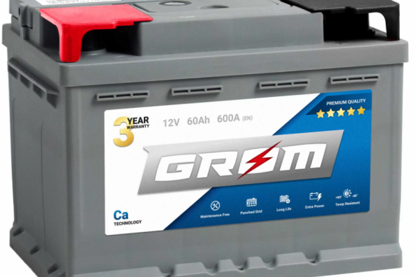 Ogłoszenie - Akumulator GROM Premium 60Ah 600A en Lewy Plus - Chojnice - 370,00 zł