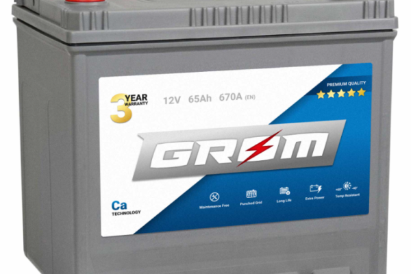 Ogłoszenie - Akumulator 65Ah 670A en Grom Japan - Piła - 390,00 zł