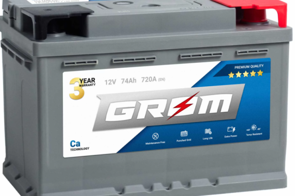 Ogłoszenie - Akumulator 74Ah 720A en Grom - Piła - 450,00 zł