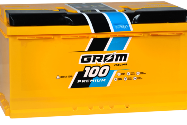 Ogłoszenie - Akumulator Grom Racing 100Ah 850A EN Prawy Plus - Chojnice - 550,00 zł