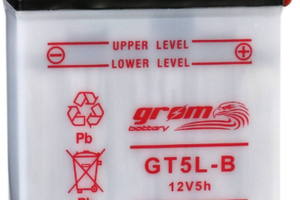 Ogłoszenie - Akumulator motocyklowy Grom YB5L-B 12v 5Ah 80A - Police - 80,00 zł