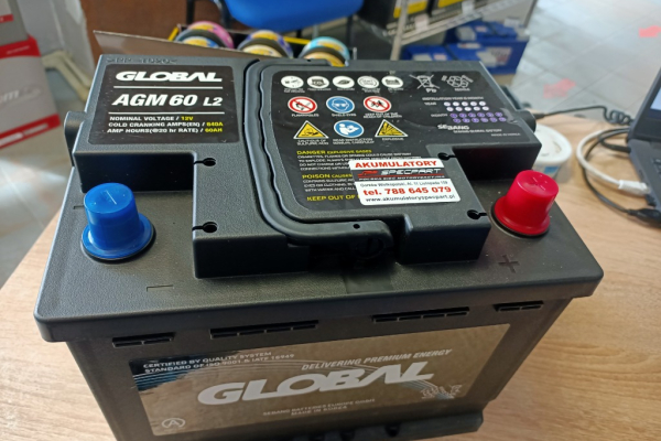 Ogłoszenie - Akumulator 60Ah 640A Global AGM START&STOP - Poznań - 530,00 zł