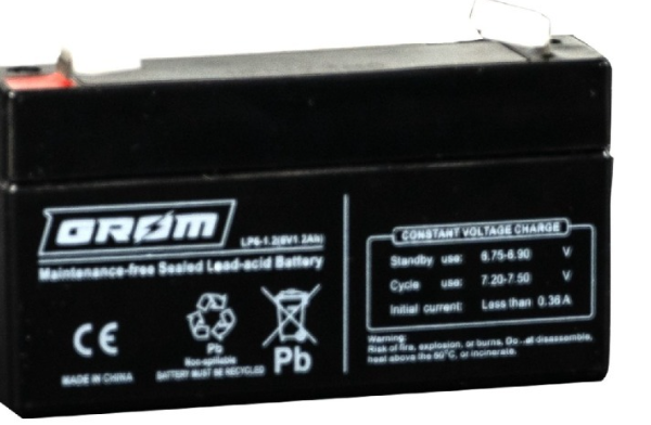 Ogłoszenie - Akumulator Grom LP6-1.2 1.2Ah 6V - Police - 35,00 zł