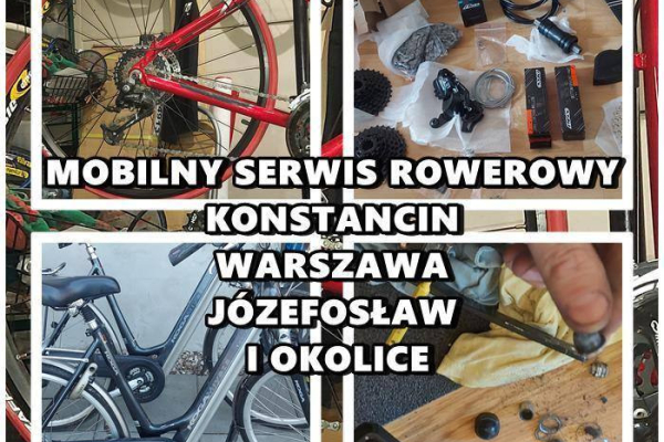 Ogłoszenie - Mobilny Serwis Rowerowy - Konstancin, Warszawa, Józefosław i okolice - Warszawa