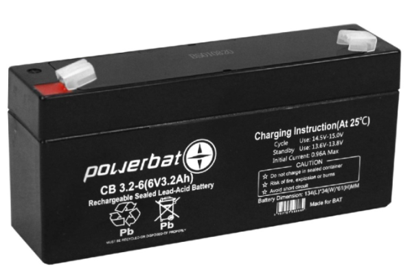 Ogłoszenie - Akumulator żelowy Powerbat CB 3.2-6 6V 3.2Ah - Police - 35,00 zł