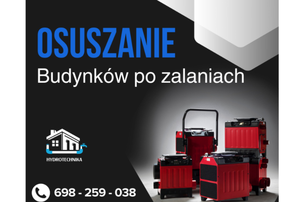 Ogłoszenie - Osuszanie budynków, ścian, piwnic po zalaniu - Sanok