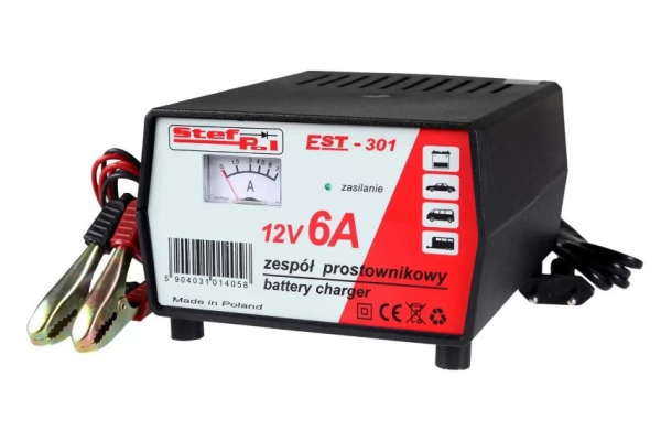 Ogłoszenie - Prostownik Stef-Pol EST-301 12V/6A - Wrocław - 135,00 zł