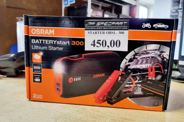 Ogłoszenie - Auto Starter 300A Osram OBSL300 Jump Powerbank / czytaj opis - Gorzów Wielkopolski - 450,00 zł