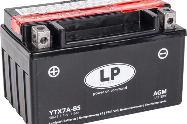 Ogłoszenie - Akumulator motocyklowy 6Ah 105A 12V Landport YTX7A-BS - Płock - 89,00 zł