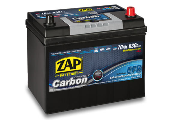 Ogłoszenie - Akumulator 70Ah 630A en Zap Carbon Efb Start&Stop Japan P+ - Piła - 429,00 zł