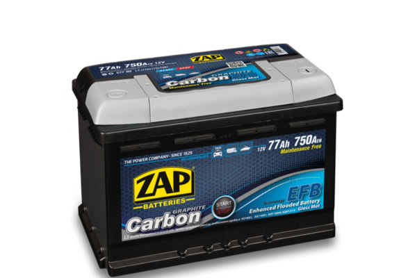 Ogłoszenie - Akumulator 77Ah 750A en Zap Carbon Efb Start&Stop - Piła - 460,00 zł
