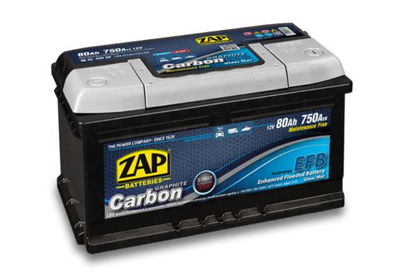 Ogłoszenie - Akumulator 80Ah 750A en Zap Carbon Efb Start&Stop - Piła - 480,00 zł