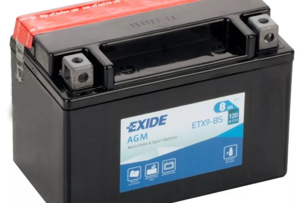 Ogłoszenie - Akumulator motocyklowy 12V 8Ah 120A EN EXIDE ETX9-BS YTX9-BS L+ - Kościerzyna - 129,00 zł